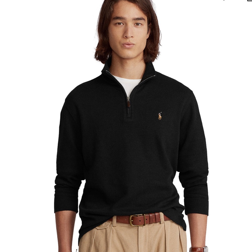 Lightly Used | Men’s Estate-Rib Cotton Quarter-Zip Pullover